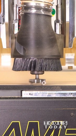 The bit just wanted to say hi while surfacing the wasteboard on the new CAMaster Panther CNC machine! Be sure to check out the tools used all available from @toolstoday, and listed below! - - - - - - - Amana Tool 3 Wing Insert Carbide Surfacing Bit, item no. RC-2255 CAMaster Panther PT-408 CNC machine Black Box Hurricane Vacuum, item no. BBV-HVP-2 - - - - - - - RPM: 18,000 Feed Rate: 450ipm Plunge Rate: 100ipm Depth of Cut: .05" - - - - - - - #TeamTOOLSTODAY - - - - - - - #toolstoday #woodshop #