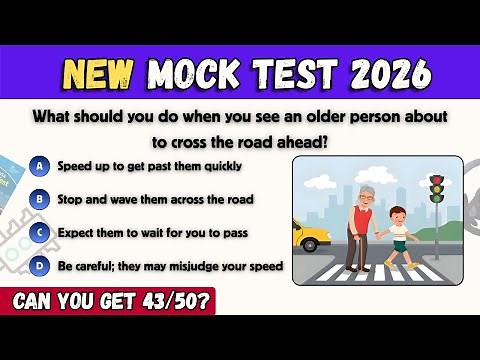 UK Driving Theory Test Revision | Full DVSA Official Style Mock Test 2026