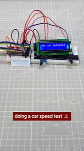 1.4K views | How Fast? Arduino Car Speed Detector in Action!#Arduino #ESP32Projects #SpeedDetector #DIYElectronics #IRSensor #TechProjects #SmartTraffic #STEMEducation #MakerProject #OpenSourceHardware | SunFounder OpenSource | Facebook