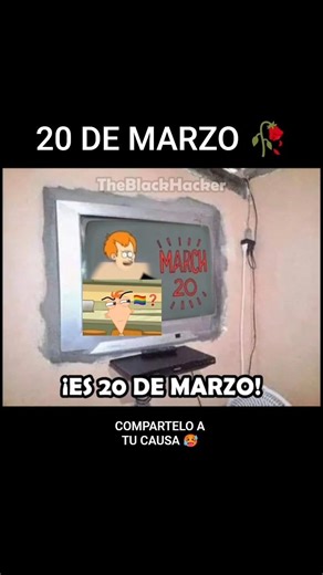 Today is March 20th 🗣️🔥 #latam #humor #memes #xd #regularshow #edit #parody #friends #fandub #dub...