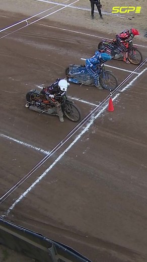 A moment for Martin 💥 Vaculik Racing Team ends up in the air wall in Heat 11 👀 #FIMSpeedwayGP | #GermanSGP 🇩🇪 | FIM Speedway Grand Prix