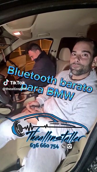Una opción más traída por el cliente para escuchar desde su teléfono Whatsapp 636 660 754 #bluetooth #bmw #cliente #theallinstaller