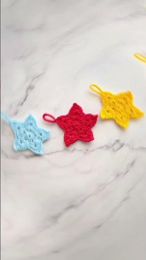 Crochet Christmas Star Ornament Turotial | How To Crochet For Beginners
