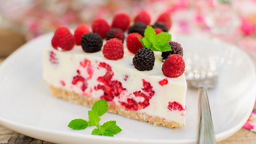 Cheesecake aux framboises sans cuisson
