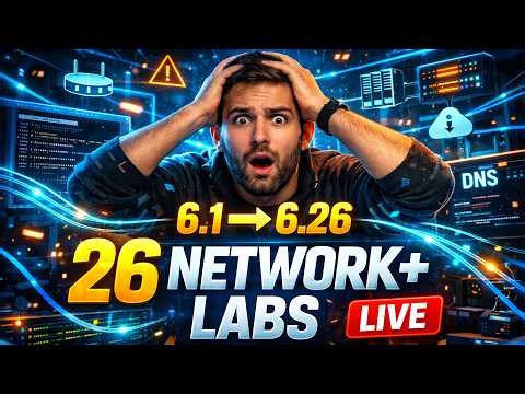 I’m Running EVERY Network+ Lab (6.1–6.26) | Real CompTIA Network+ Practice