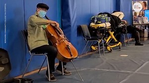 Yo-Yo Ma performs mini-concert after second round of COVID-19 vaccine