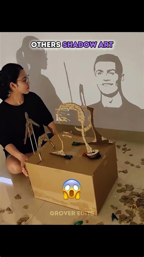 Others Shadow Art VS King of Shadow Art ☠️ | #shorts