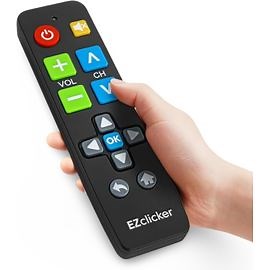 Télécommande Tv Universelle À Gros Boutons Simple Et Facile À Utiliser, Idéale Pour Les Personnes Âgées, Fonctionne Avec Les Grandes Marques De Tv (2 Piles Aaa Non Incluses) (Noir) | Rakuten