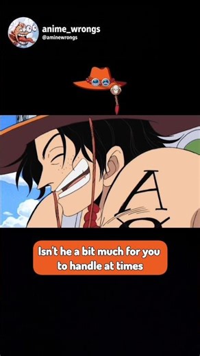 when straw hat meet first time ace #onepieceace