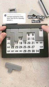 This Calendar puzzle is more challenging than is looks! #brainteaser