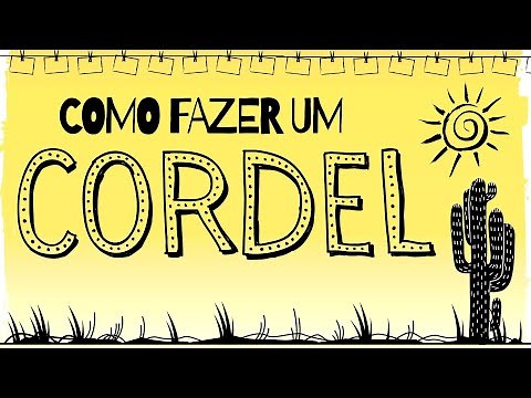 FAÇA SEU CORDEL AGORA! FÁCIL E DIVERTIDO!