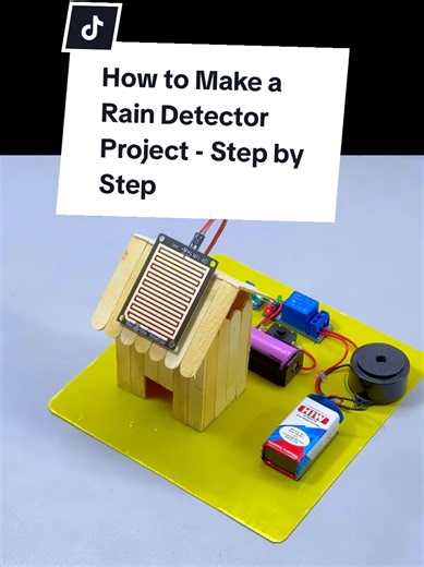 How to Make a Rain Detector Project - Step by Step!