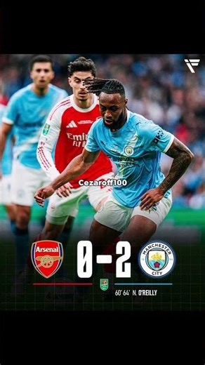 🔵🏆 MANCHESTER CITY OWNS THE CUP AGAIN.