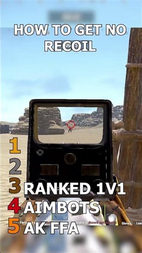 HOW TO GET NO RECOIL IN RUST #rust #rustgame #rustconsole #rustgameplay #gaming #rustclips #rustpvp