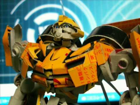 Papercraft real bumblebee