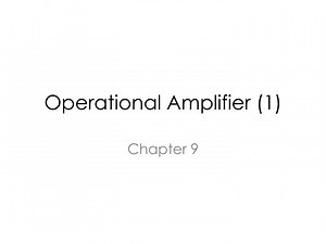 Operational Amplifier (1) - SlideServe