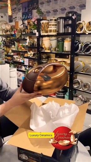 Unboxing perfection ✨ Luxury kitchenware goals! #luxuryceramics #kitchenware #aesthetic