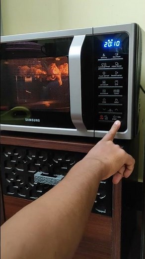 how to roast the chicken using microwave in Samsung