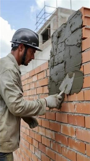 Process leveling cement by skilled workers #shorts