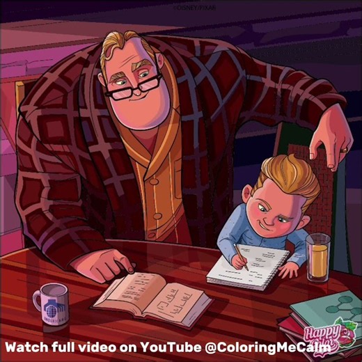 The Incredibles: Late Night Homework – Bob & Dash Math Struggles