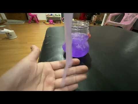 Playing with duck slime