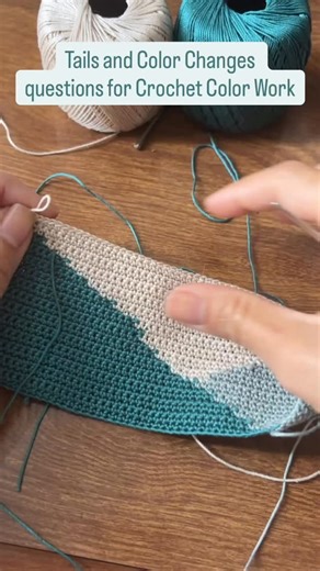 A quick look at how I handle tails clean color changes in tapestry crochet while carrying the unused yarn. Simple, smooth, and beginner-friendly — perfect for tapestry and other color work projects! #tapestrycrochet #crochettutorial #fiberarts #crochettechniques #colorwork | Roma Tina