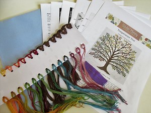 Temperature Tree Cross Stitch KIT - Etsy