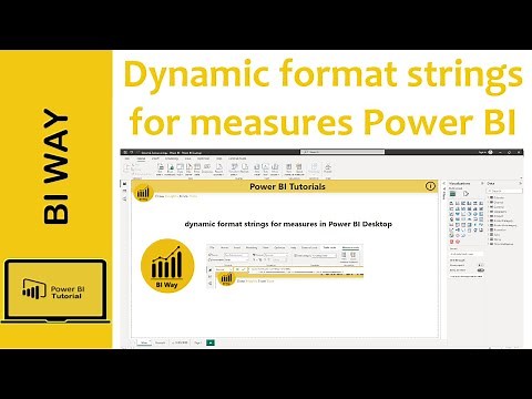 Dynamic format strings for measures in Power BI