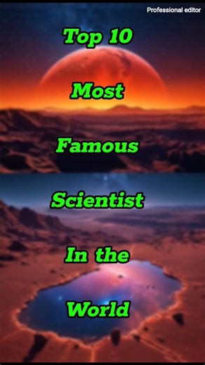 Top 10 most famous scientist in the world #top10#scientists #famousscientists #sciencefacts #shorts
