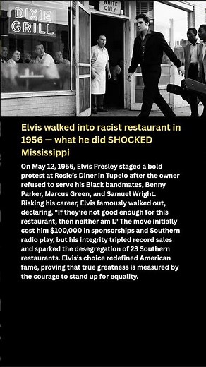 Elvis walked into racist restaurant in 1956 — what he did SHOCKED Mississippi