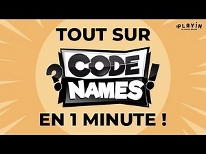 Codenames expliqué en 1 minute !