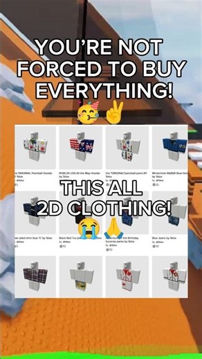 ROBLOX IS EXTEND THEIR 2D CLOTHES!😭📈#rblx #roblox #robloxshorts #shorts #trending #robloxmemes