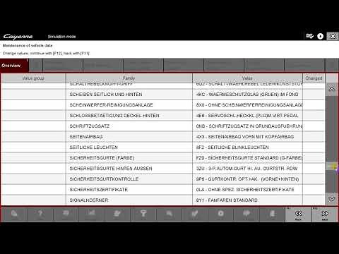 Porsche Option Change Coding with PIWIS 3