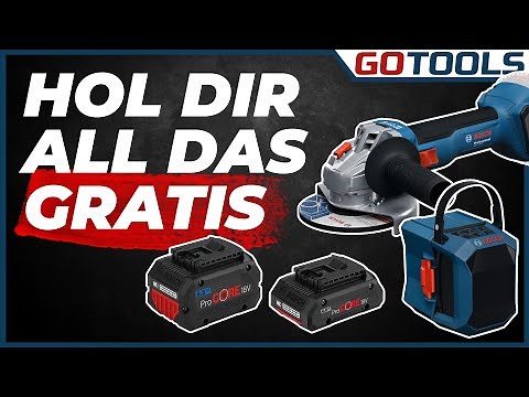 Bosch Professional PRODEALS – the best deals ever! Up to 10 batteries FREE