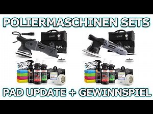 Detailingschool polishing machine sets with CW DA9 PRO and DA9 Update! Pad explanation and COMPET...