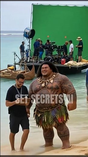Behind the scenes of the live-action Moana.