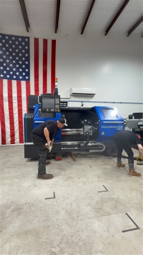 299 reactions · 13 comments | 90 seconds of us moving the ML16 Toolroom lathe. #abom79 #abomadventures #heavymachinery #machinetools #milltronics #cnclathe #machineshop | Abom79 | Facebook