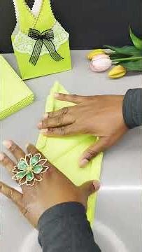 Servietten falten napkin folding #diy #diycrafts #paperwallcraft