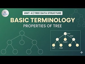 DSA Unit 4 Part 1: Tree Data Structure | Terminology & Properties Explained
