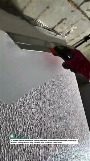Trim Work Made Easier with a Handheld Scraper #TrimWork #DIY #Construction for Clean Panel Finishing