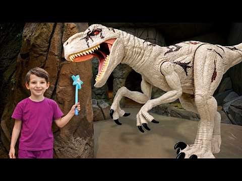 Where Did the Dinosaurs Go? Kids Search for Dino Toys and Learn Amazing Facts