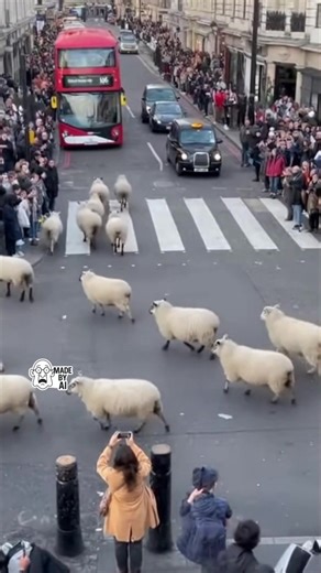 London waits as sheep overtake Oxford Street 🐑🚌 | Grumpy Old Gits