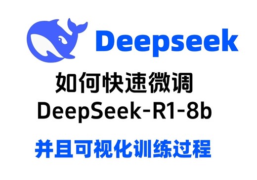 喂饭级教程！10分钟搞定DeepSeek-R1-8b模型微调 可视化训练，环境配置到部署全流程丨草履虫都能学会！