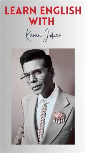 Learn English with Karan Johar