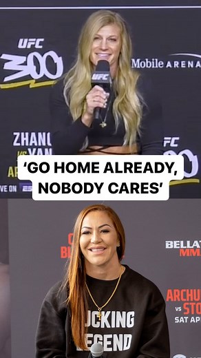 Kayla Harrison addresses Cris Cyborg during a UFC 300 fan Q&A 👀 | MMA Fighting