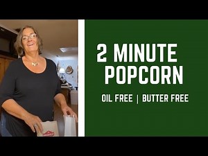 How to make Popcorn Without Butter or Oil [Vegan Healthy Snacking]