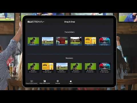 Drag & Drop TV - The simple and intuitive way to control your Multicast Video over IP system.