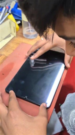 Galaxy Tab Screen Protector Glass Protector On Samsung Series Tabs #viral #shorts #youtubeshorts