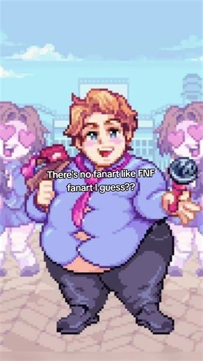 wtf is their obsession with making them either very slim or very fat💔🥹 | #fnf #fanart #fridaynightfunkin #wtf #fyp