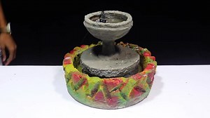 How to Make Amazing fog Waterfall Fountain | SMG DIY & Crafts